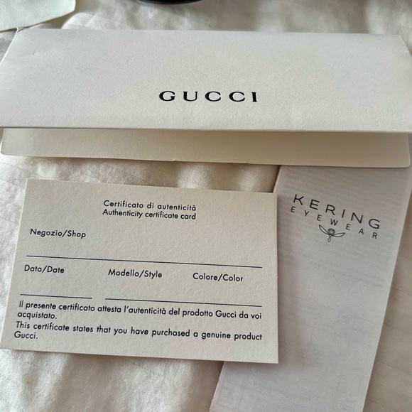 Gucci Black Unisex Aviator Sunglasses Full Inclusion - Picture 2 of 12